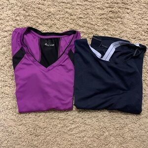 2-Pack Women’s M Athletic Tops Short Sleeve